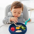 Talerzyk silikonowy dzielony blw Navy OXO tot 004