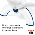 Składany nocnik turystyczny i nakładka na sedes dla dziecka 2w1 Navy OXO tot 011