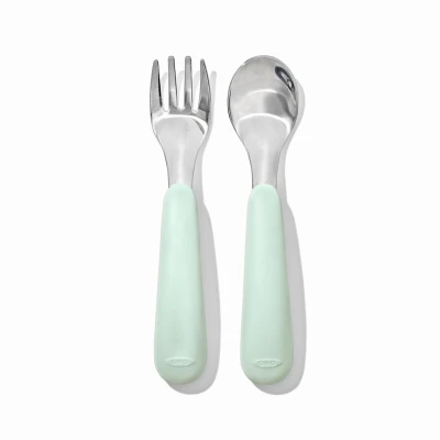 Sztućce metalowe dla dzieci 12 m+ Opal | OXO tot 