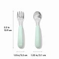 Sztućce metalowe dla dzieci 12 m+ Opal OXO tot 007
