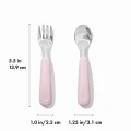 Sztućce metalowe dla dzieci 12 m+ Blossom OXO tot 007