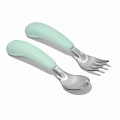 Sztućce metalowe dla dzieci w etui 12m+ Opal OXO tot 003