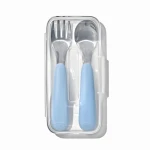 Sztućce metalowe dla dzieci w etui 12m+ Dusk | OXO tot 