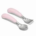 Sztućce metalowe dla dzieci w etui 12m+ Blossom OXO tot 003